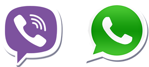 whatsapp-viber icons